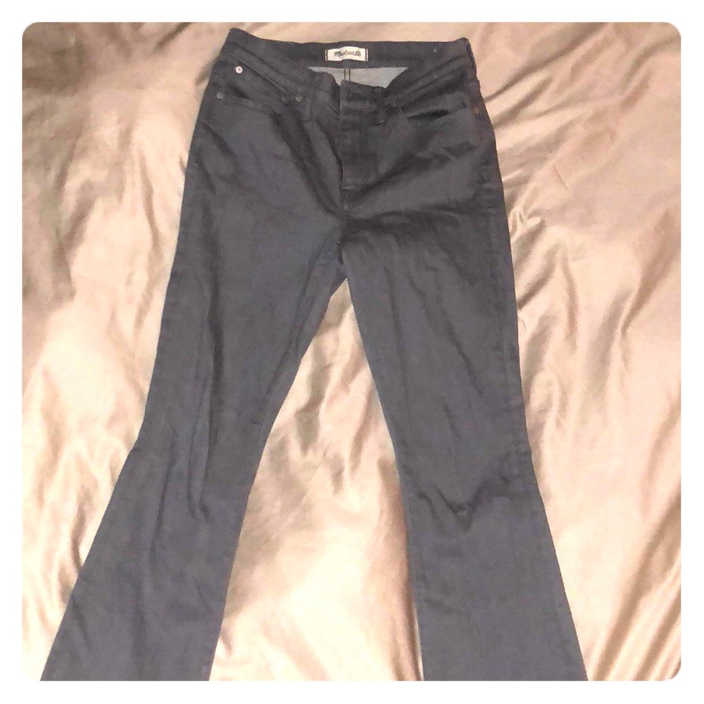 Madewell high rise grey jeans